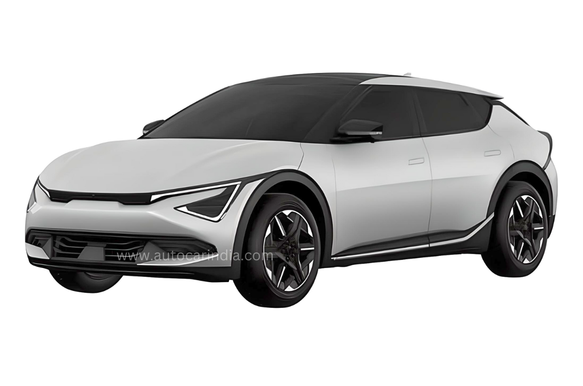 Kia EV6 facelift design patented in India